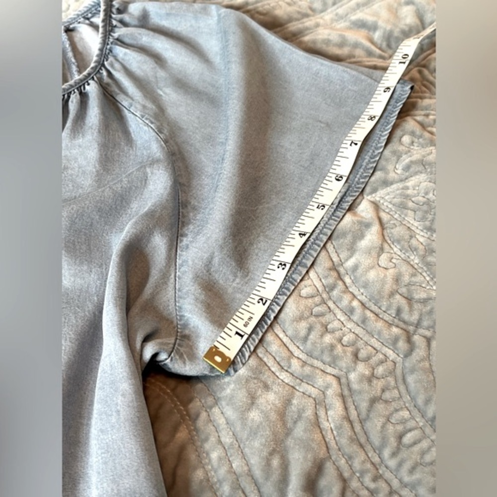 Intro Women’s Chambray Blouse Size 1x - image 7